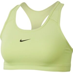 Nike Women's Swoosh Medium Support Padded Sports Bra - Limelight